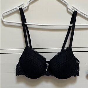 Chic Black Lace Bra